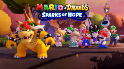 NEW Nintendo Switch OLED Mario Limited Edition + Mario Rabbids ✨ Sparks of  Hope