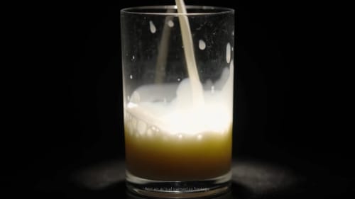 Milk inside a bag of milk inside a bag of milk and Milk