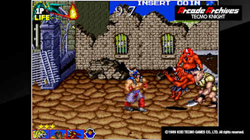 Arcade Archives TECMO KNIGHT para Nintendo Switch - Site Oficial