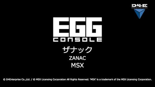 EGGCONSOLE ZANAC MSX for Nintendo Switch - Nintendo Official Site