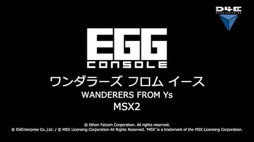 EGGCONSOLE WANDERERS FROM Ys MSX2 for Nintendo Switch - Nintendo