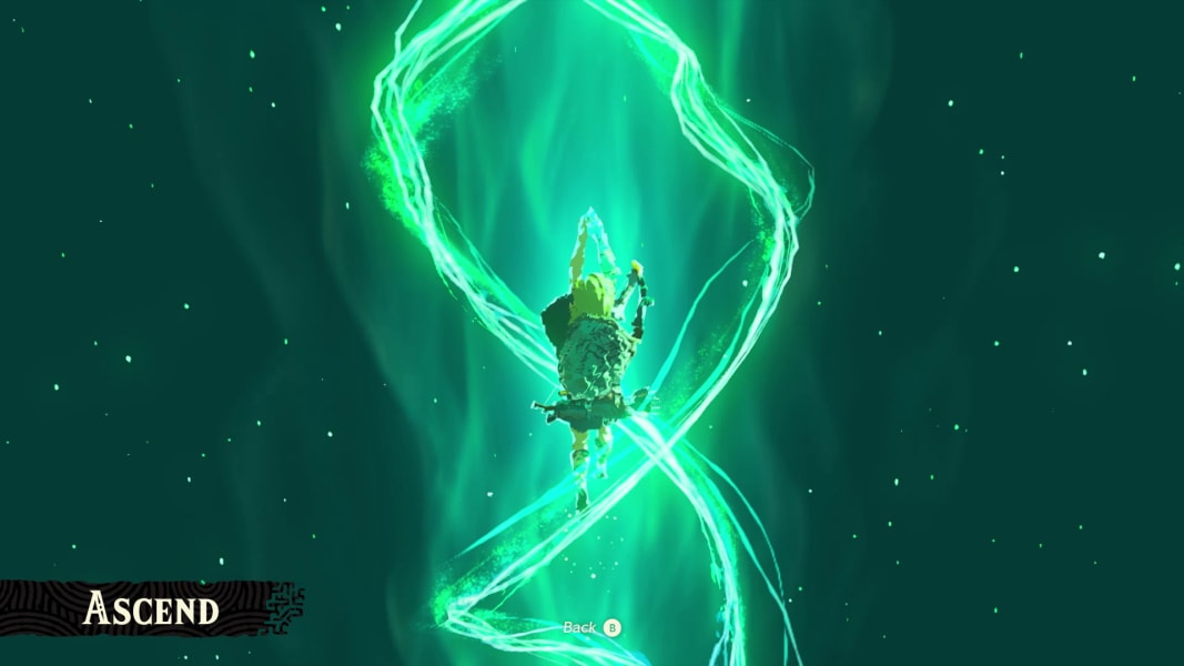 Ascend sposobnost u Tears of the Kingdom