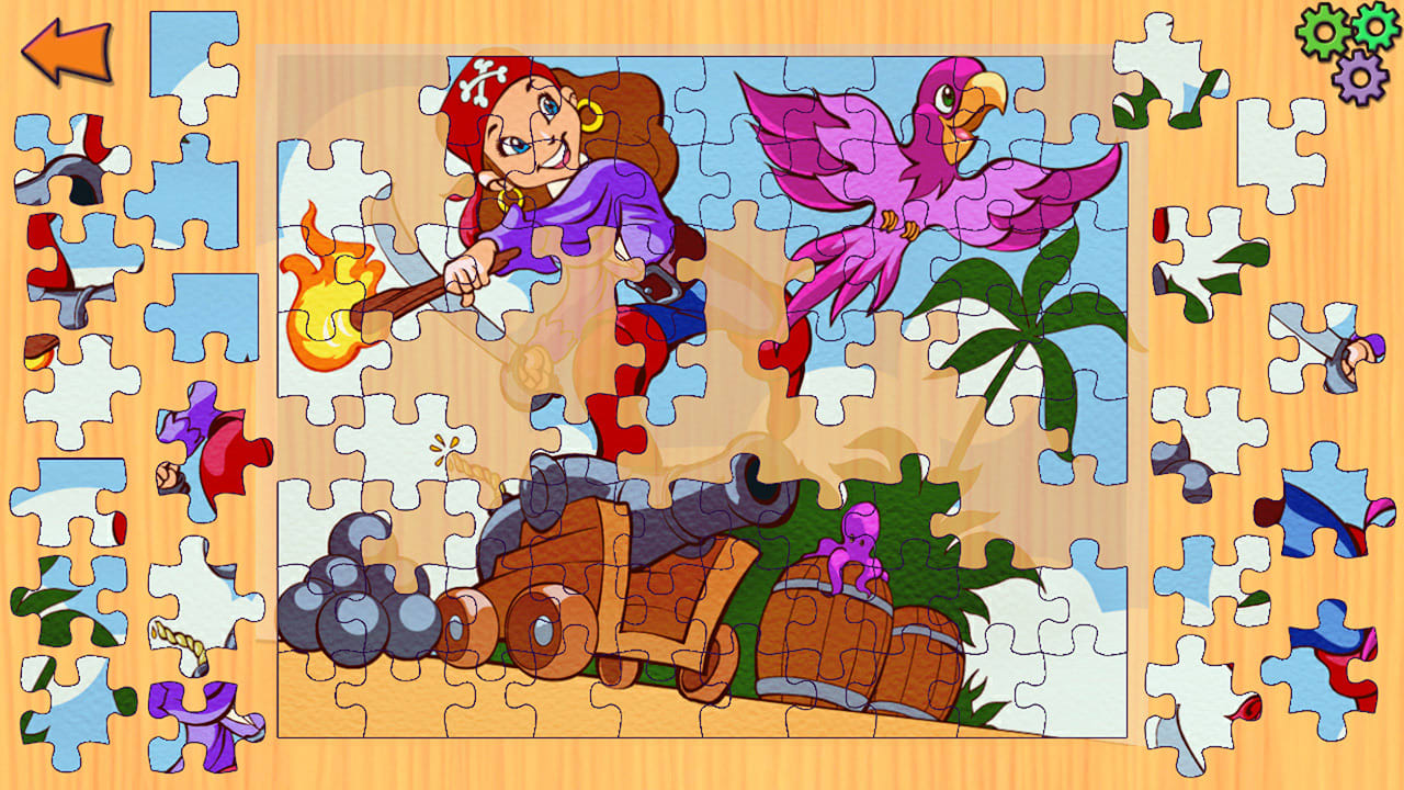 Pirates Jigsaw Puzzle - Education Adventure Learning Children Puzzles Games for Kids & Toddlers - Switch - (Nintendo)
