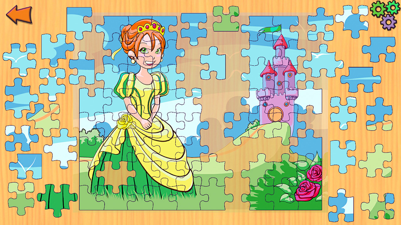 Princess and Fairytales Jigsaw Puzzles - Puzzle Game for Kids - Switch - (Nintendo)