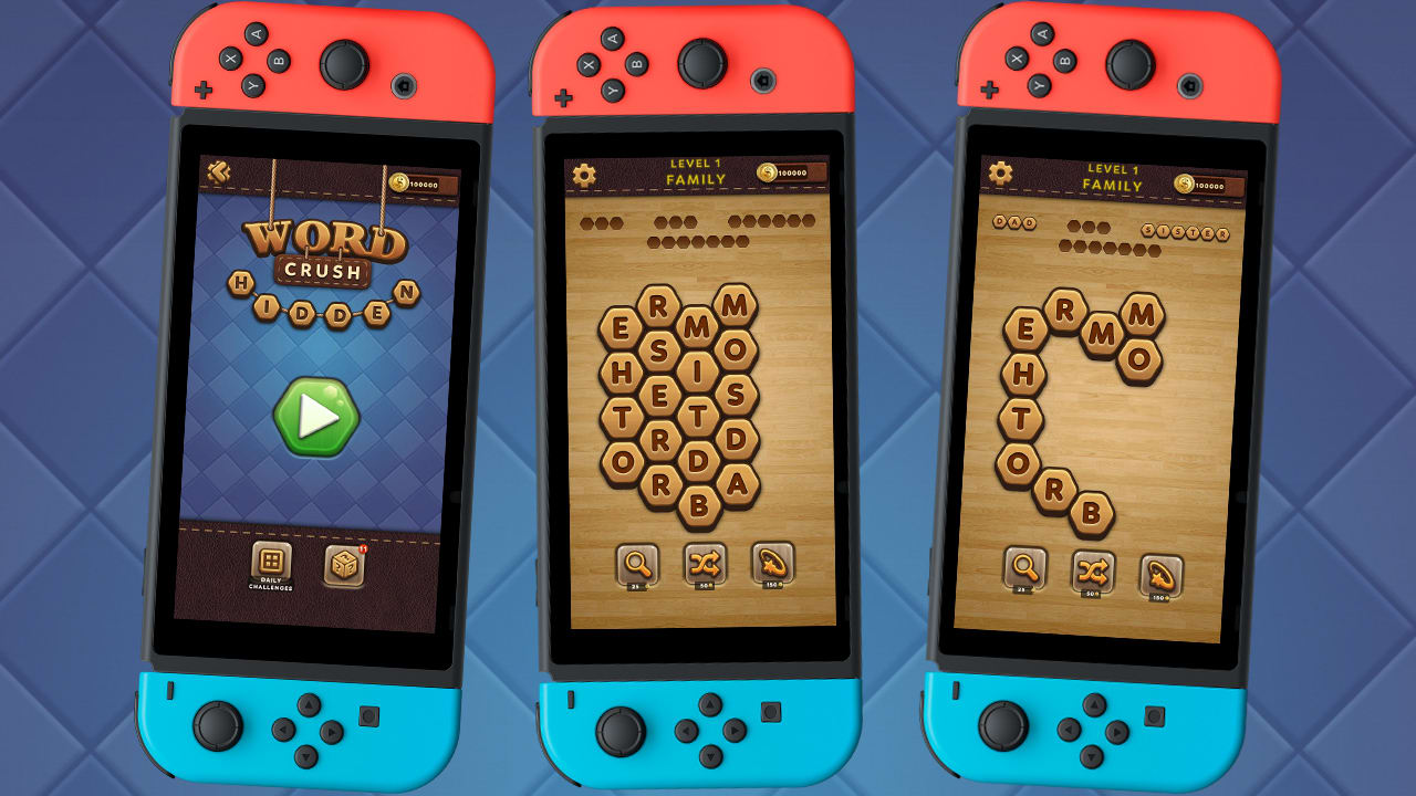 Word Crush Hidden (Nintendo) By: Kistler Studios