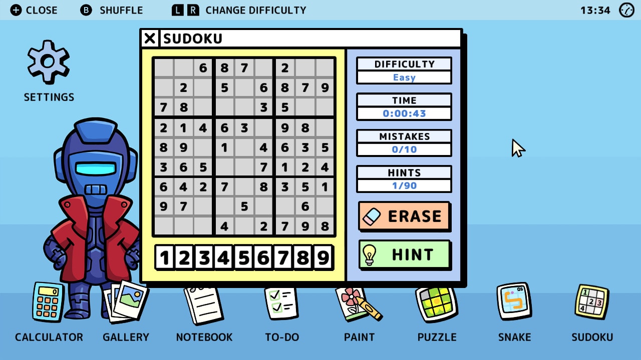 Sudoku (Nintendo) โดย: RedDeer.Games