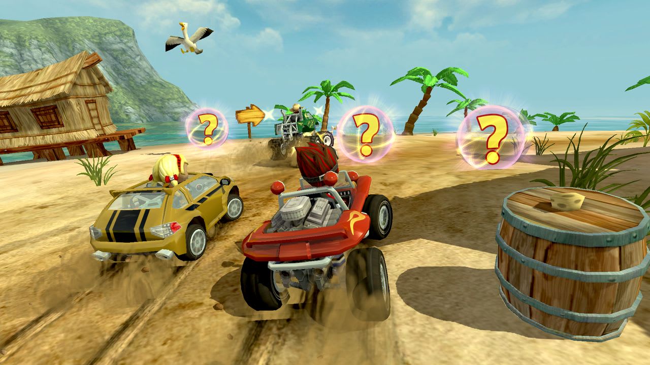 #1. Beach Buggy Racing (Nintendo) Av: Vector Unit