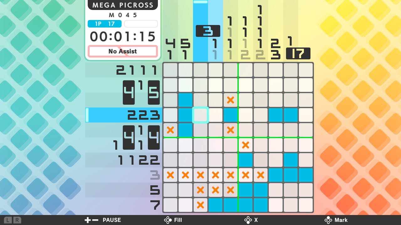 #4. PICROSS S (Nintendo) De: JUPITER