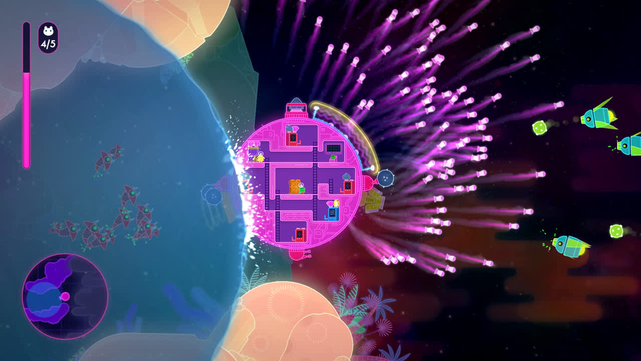 #2. Lovers in a Dangerous Spacetime (Nintendo) 由: Asteroid Base
