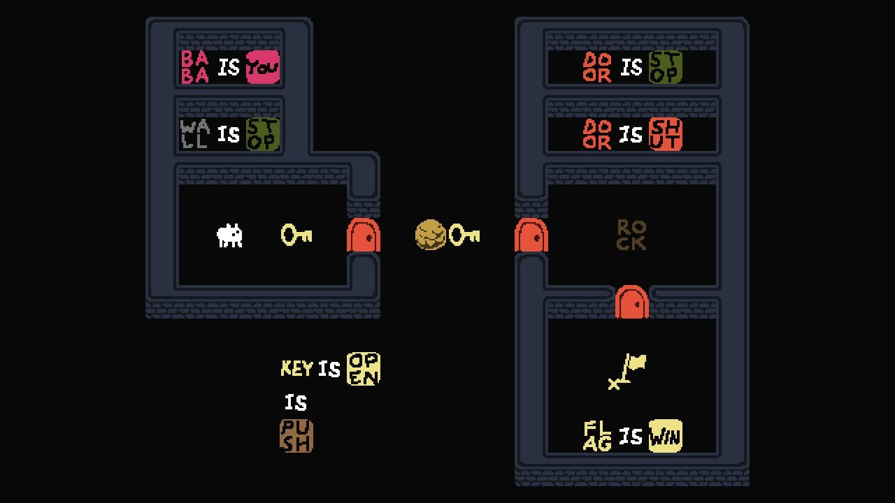 #4. Baba Is You (Nintendo) Ved: Hempuli