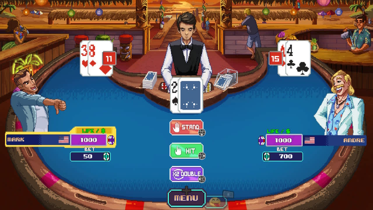 #5. Super Blackjack Battle 2 Turbo Edition - The Card Warriors (Nintendo) Podle: Headup Games