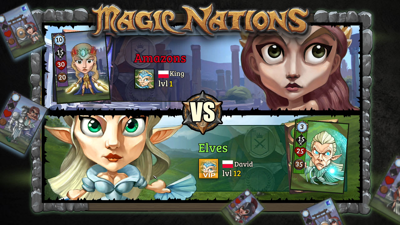 #6. Magic Nations: Strategy Card Game (Nintendo) Ved: PrimeBit Games