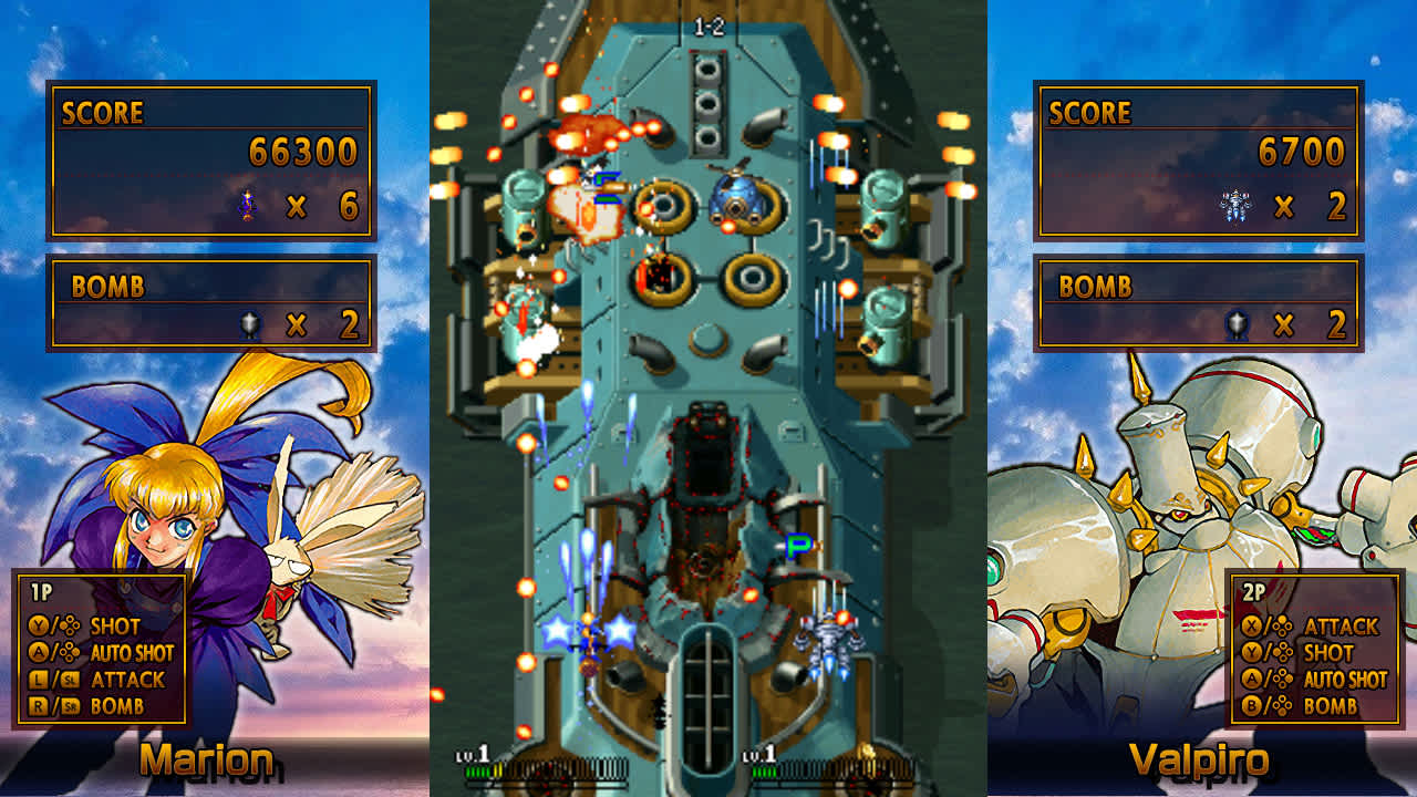 #4. GUNBIRD2 for Nintendo Switch (Nintendo) By: City Connection