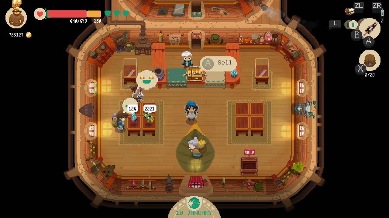 #4. Moonlighter (Nintendo) 来自: 11 bit studios