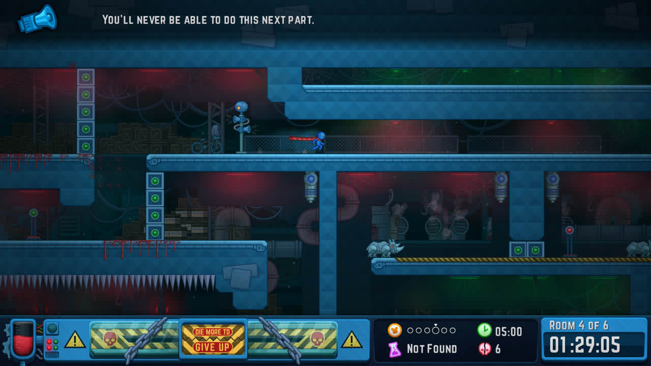 #6. Never Give Up (Nintendo) Podle: Armor Games Studios