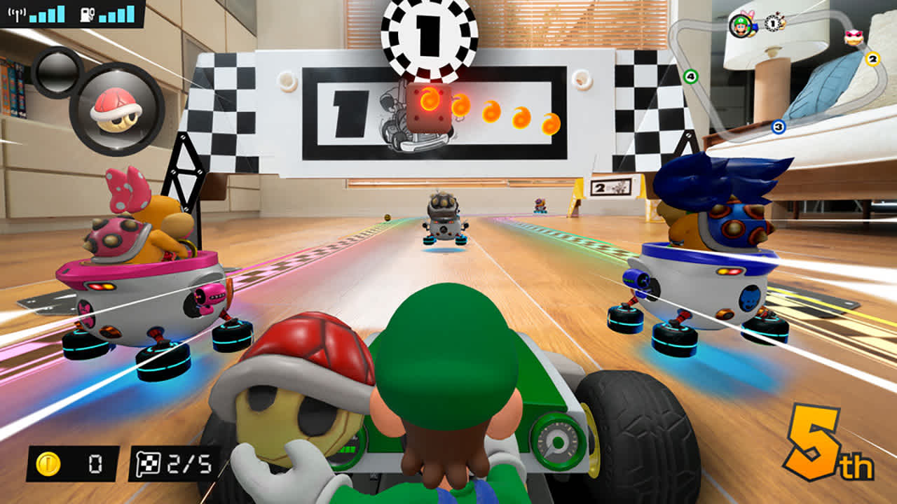 #4. Mario Kart Live: Home Circuit™ (Nintendo) By: Nintendo