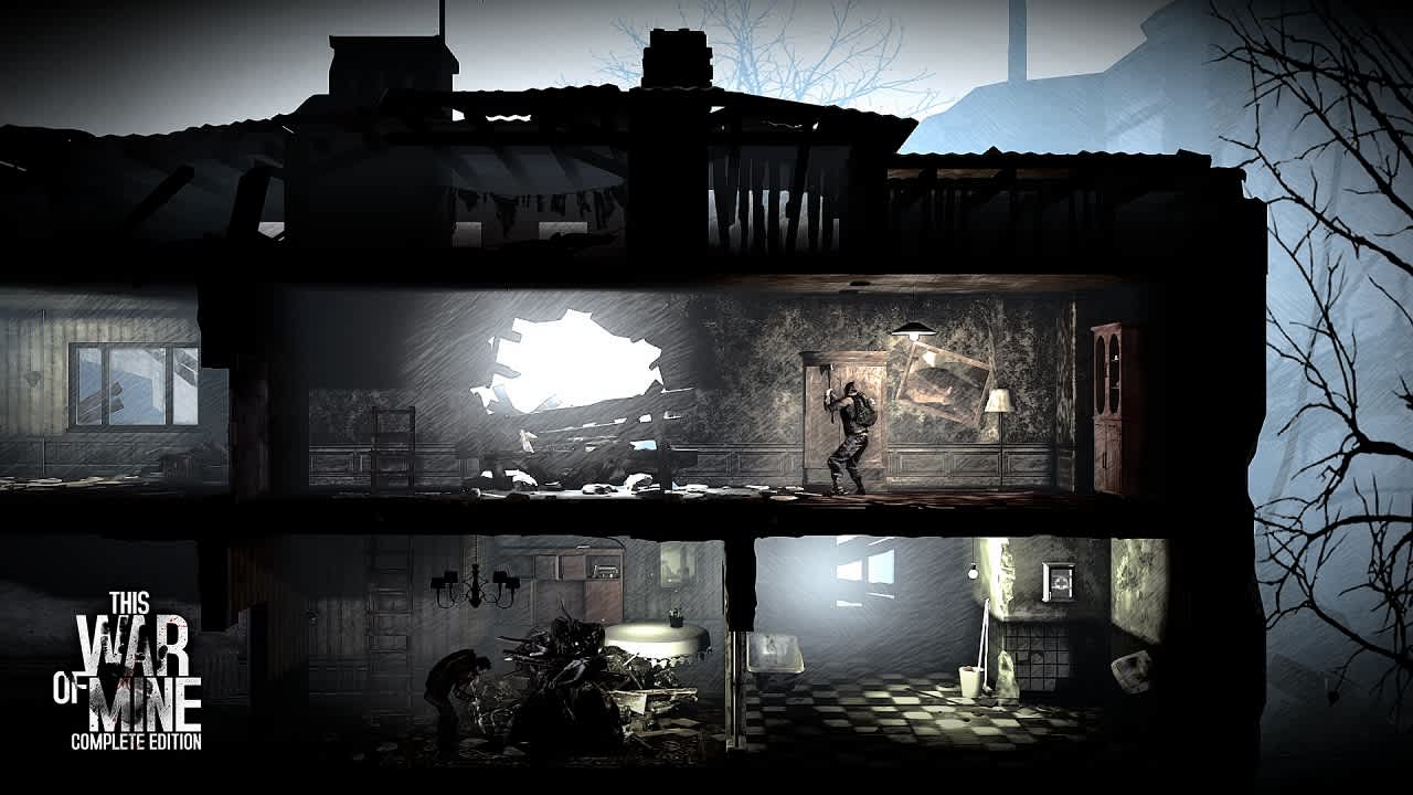 #6. This War of Mine: Complete Edition (Nintendo) Podle: 11 bit studios