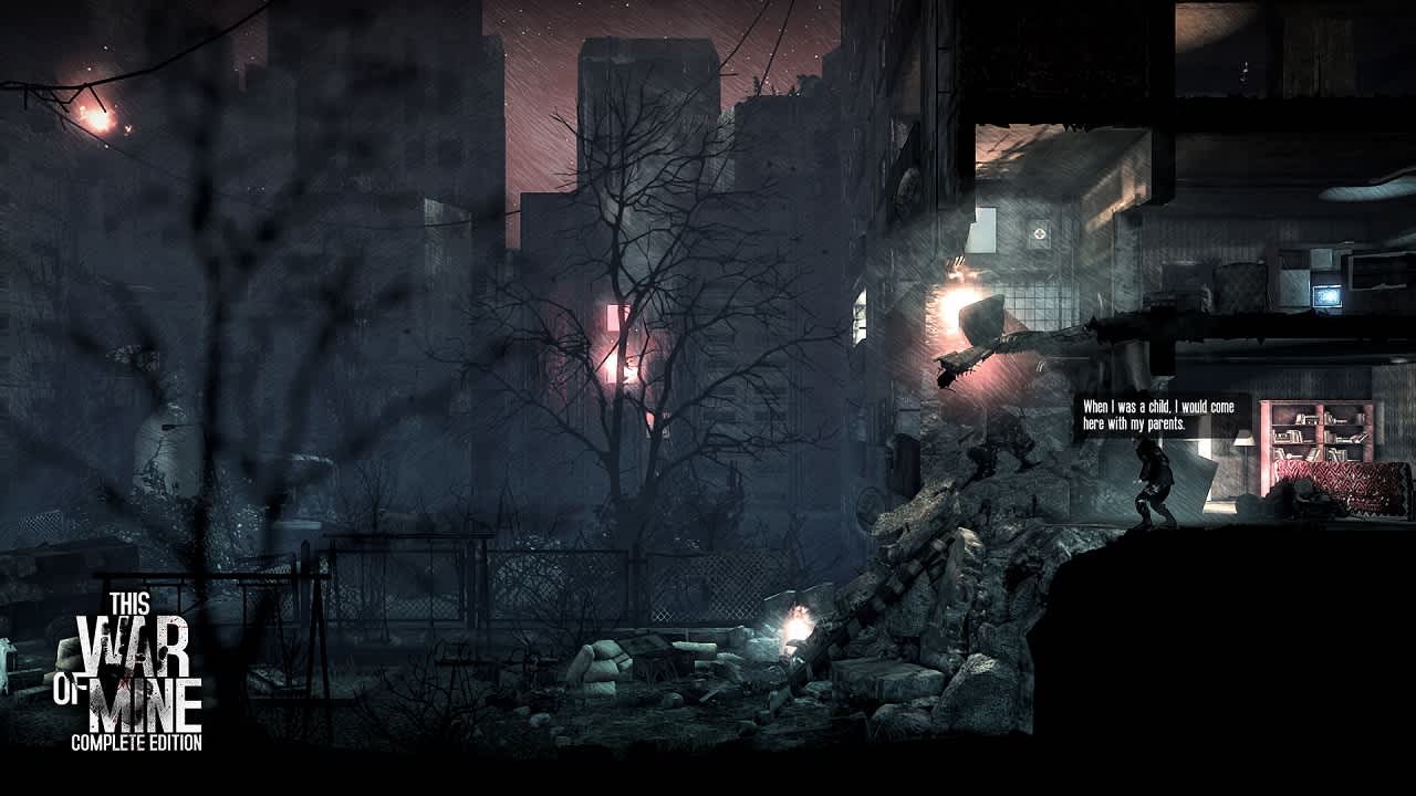 #5. This War of Mine: Complete Edition (Nintendo) Podle: 11 bit studios