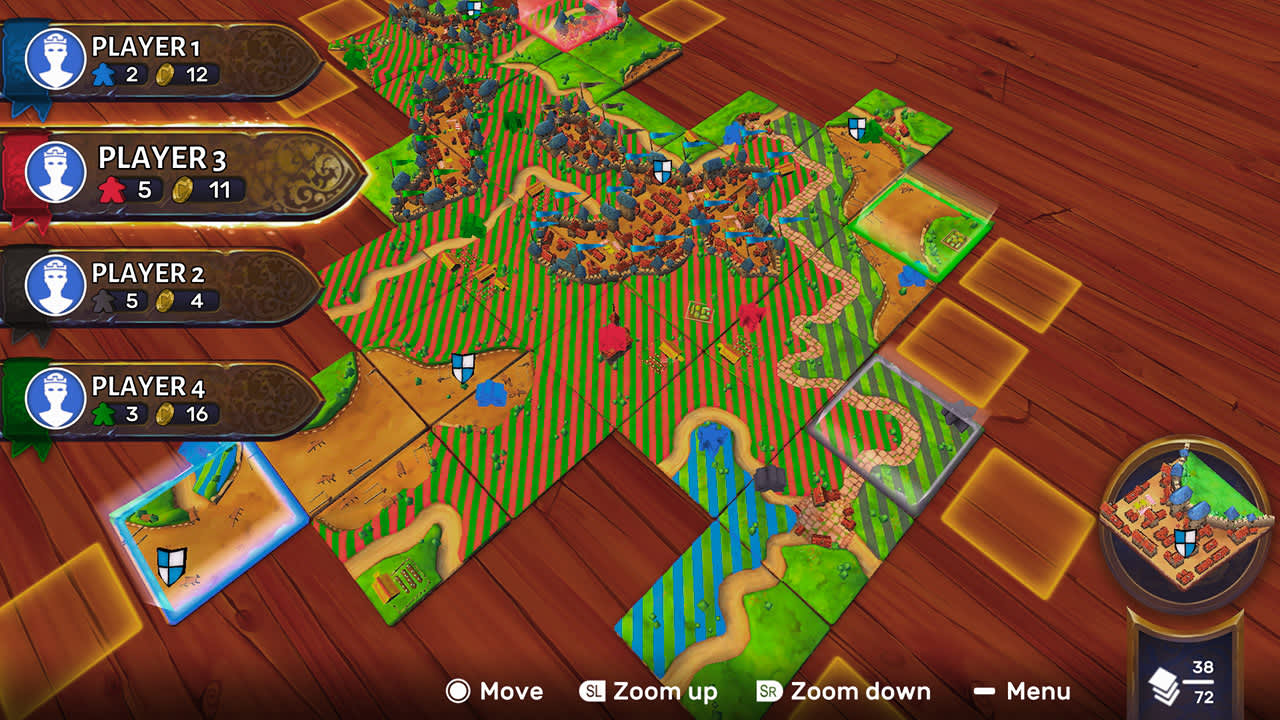 #4. Carcassonne (Nintendo) 由: Twin Sails