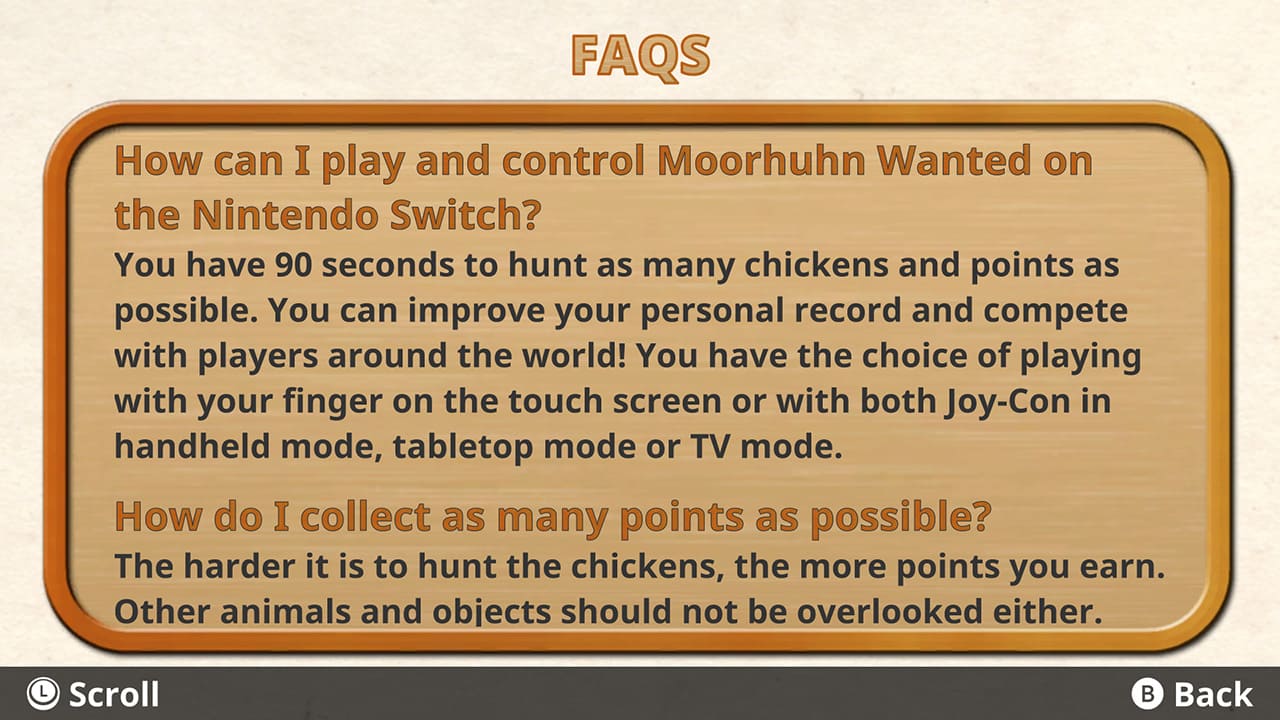#6. Moorhuhn Wanted (Nintendo) By: Higgs Games