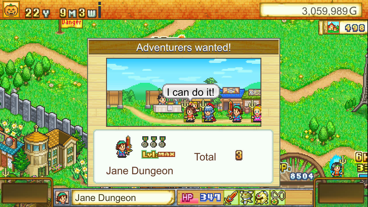 #2. Dungeon Village (Nintendo) بواسطة: Kairosoft