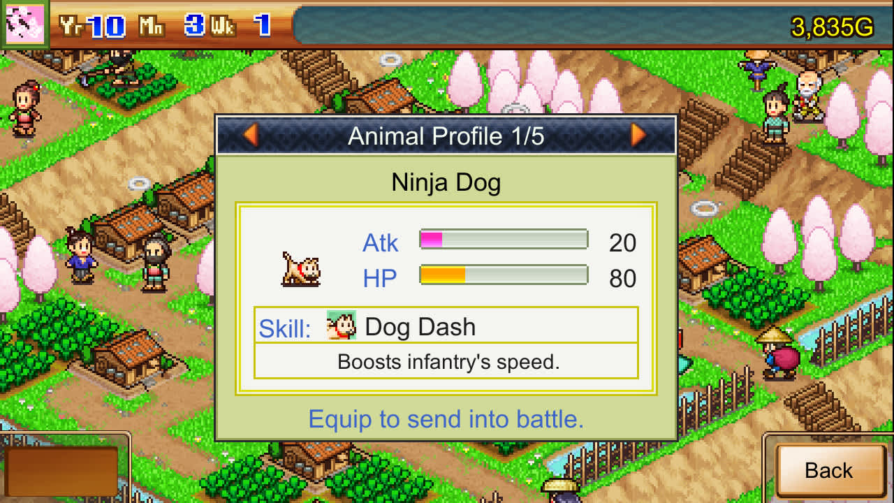 #4. Ninja Village (Nintendo) Podle: Kairosoft