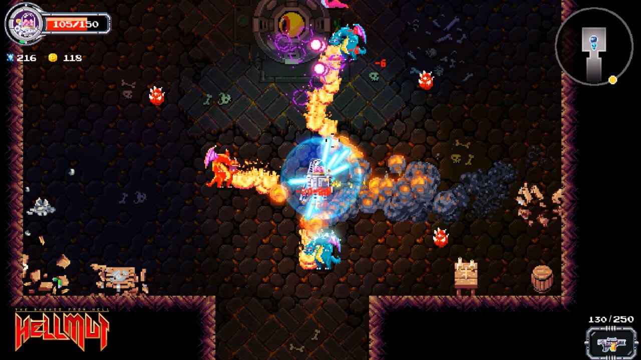 #6. Hellmut: The Badass from Hell (Nintendo) Podle: Games Farm