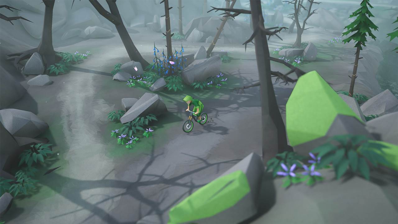 #5. Lonely Mountains: Downhill (Nintendo) Podle: Megagon Industries