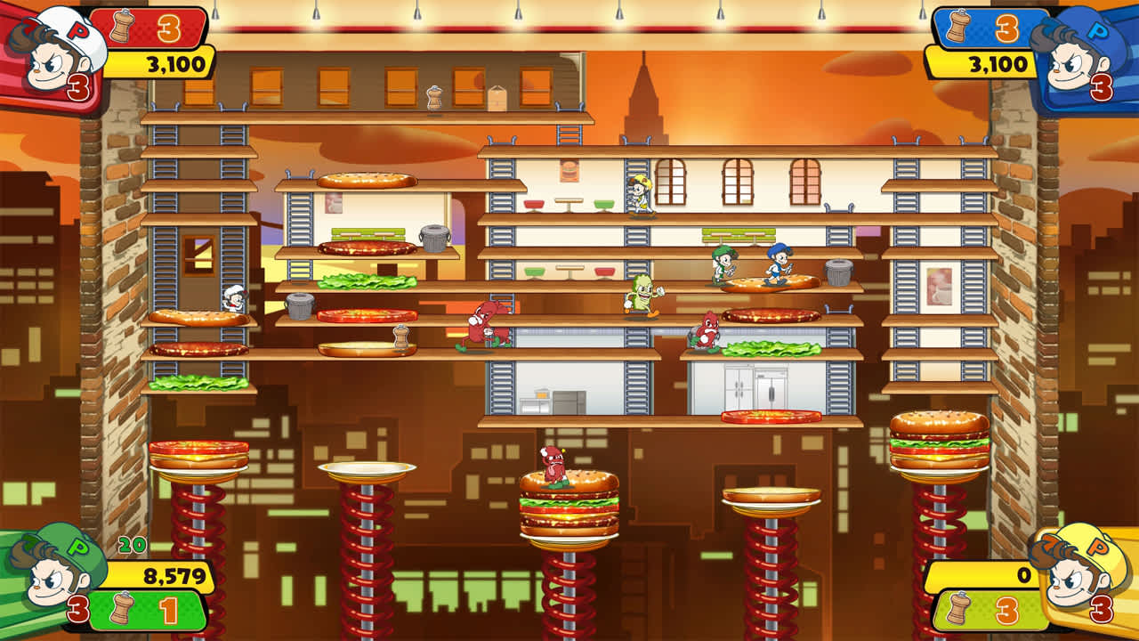 #1. BurgerTime Party! (Nintendo) By: Marvelous (XSEED)