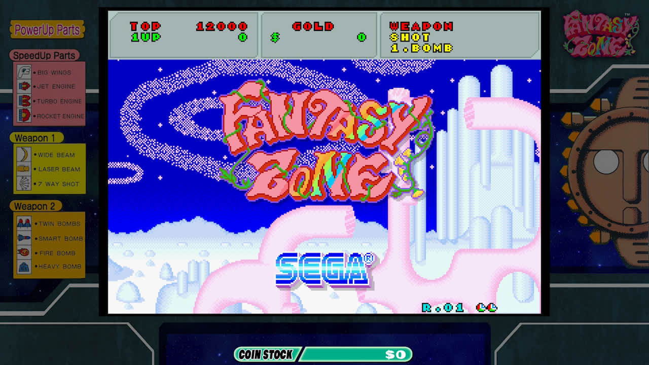 #1. SEGA AGES Fantasy Zone (Nintendo) Által: SEGA