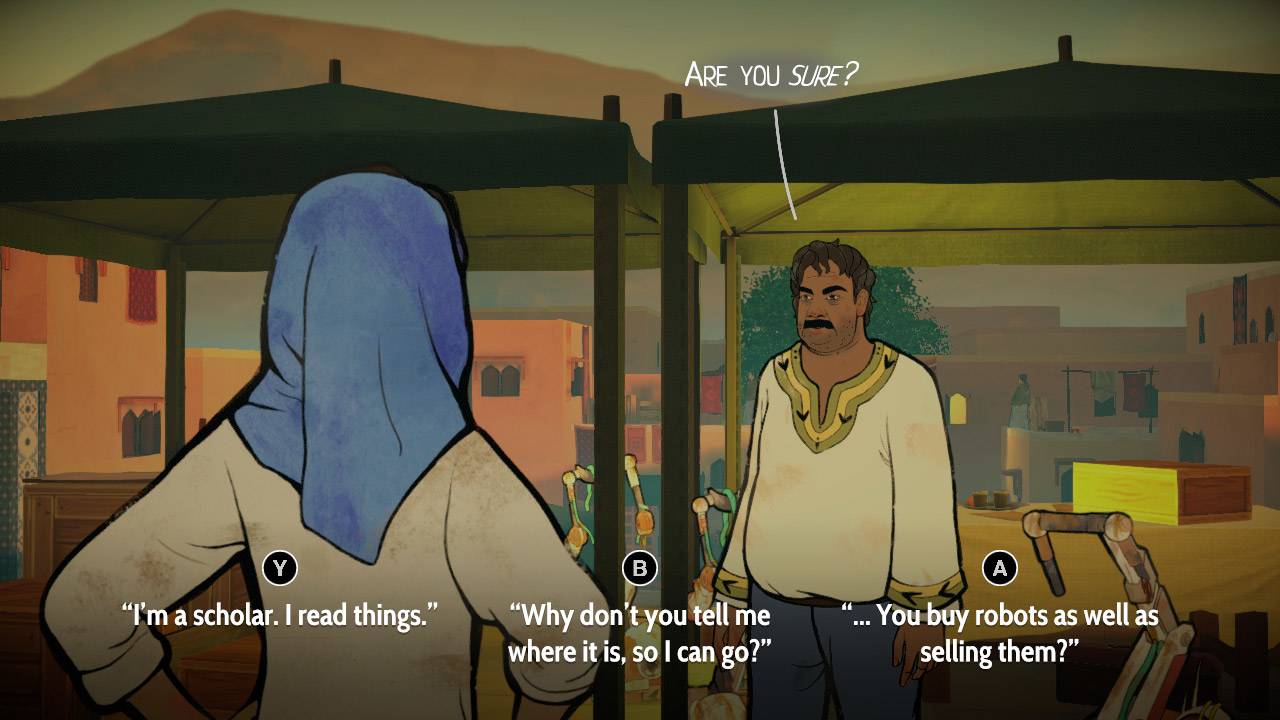 #4. Heaven's Vault (Nintendo) Por: inkle