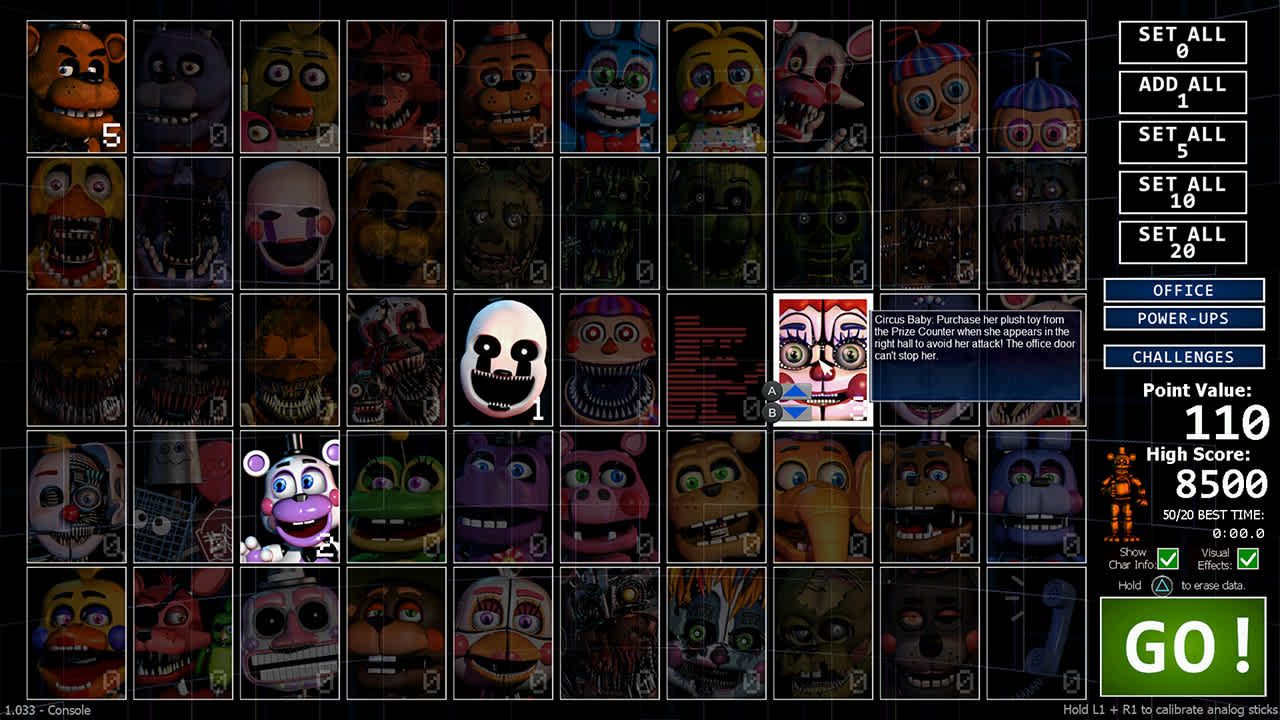 #4. Ultimate Custom Night (Nintendo) Bởi: Clickteam