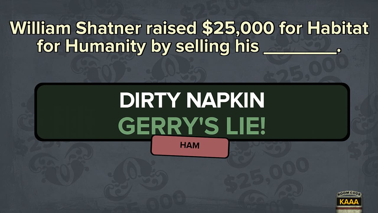 #6. Fibbage XL (Nintendo) Által: Jackbox Games