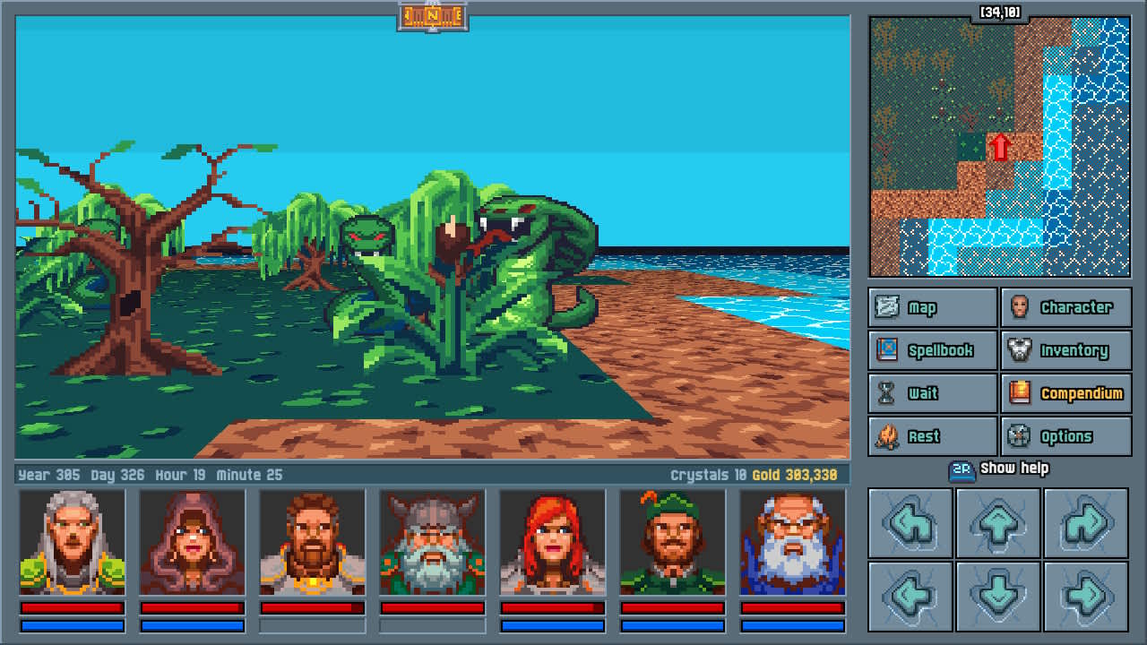 #6. Legends of Amberland: The Forgotten Crown (Nintendo) Door: Pineapple Works