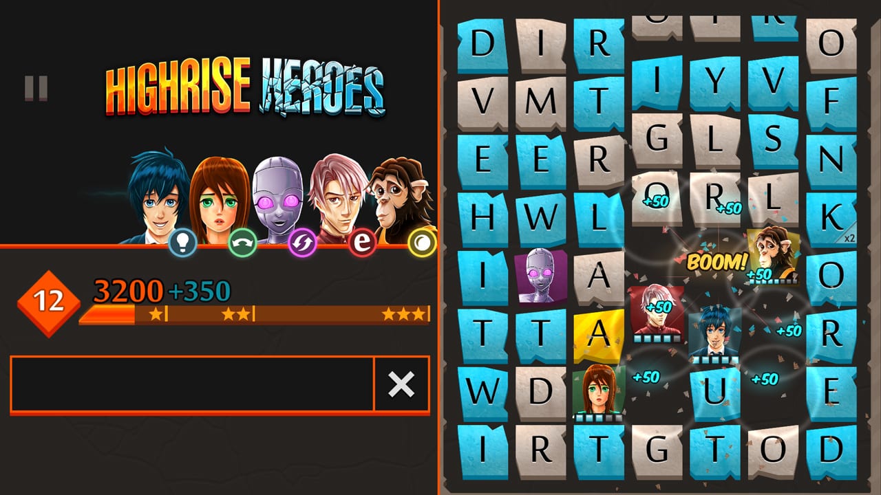 #2. Highrise Heroes: Word Challenge (Nintendo) 게시자: Fallen Tree Games