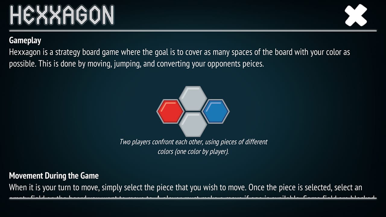 #6. Hexxagon - Board Game (Nintendo) By: eSolutions Nordic