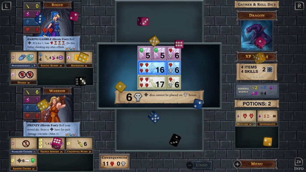 #4. One Deck Dungeon (Nintendo) Oleh: Underbite Games