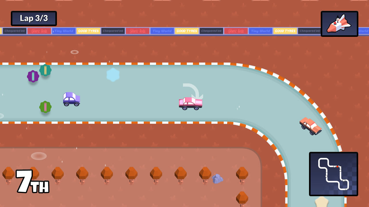 #2. Tiny World Racing (Nintendo) 由: Chequered Ink