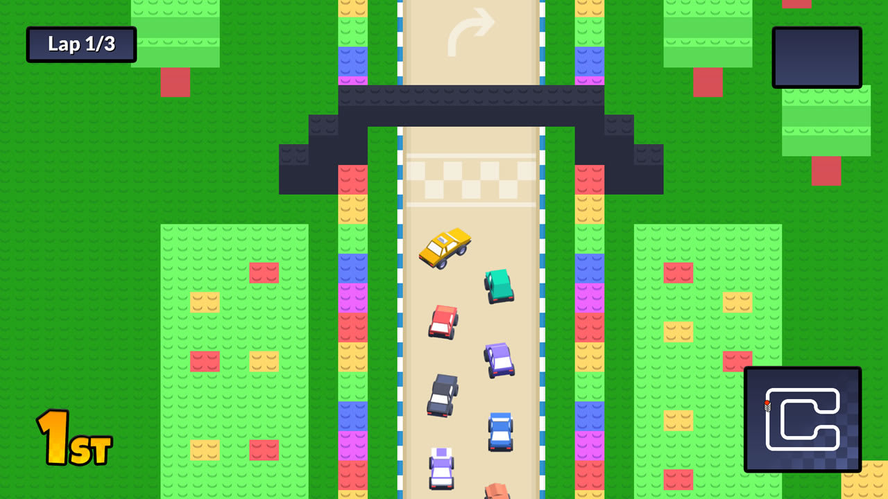 #3. Tiny World Racing (Nintendo) 由: Chequered Ink
