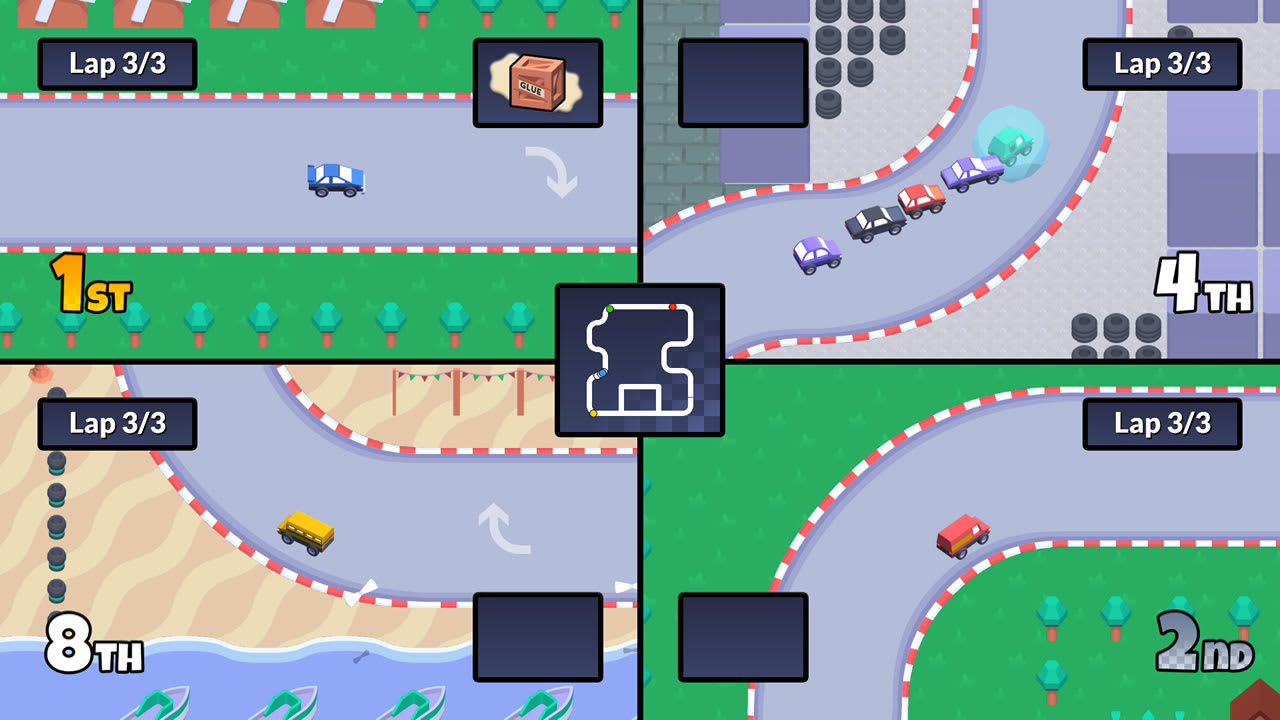 #5. Tiny World Racing (Nintendo) 由: Chequered Ink