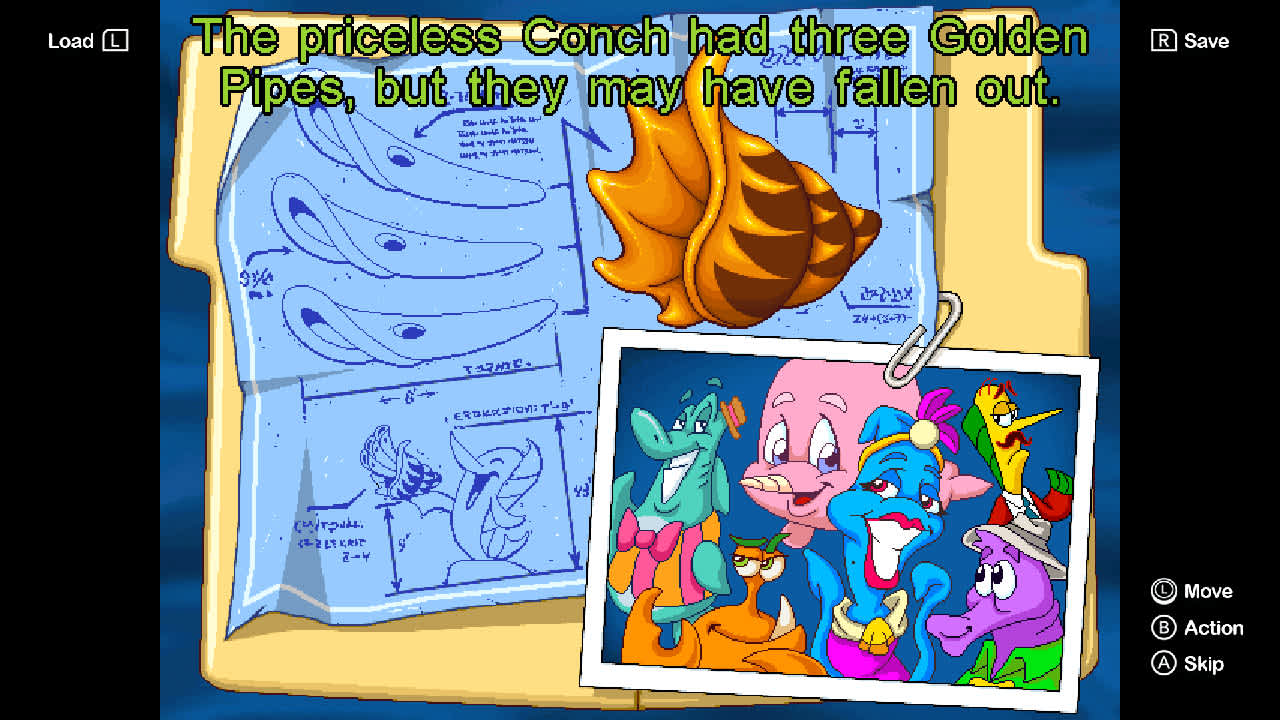 #6. Freddi Fish 3: The Case of the Stolen Conch Shell (Nintendo) 게시자: UFO Interactive