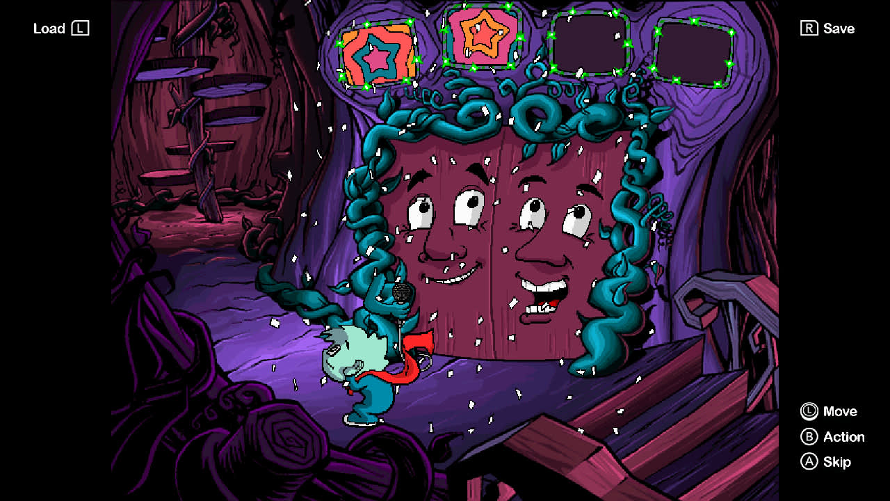 #2. Pajama Sam: No Need to Hide When It's Dark Outside (Nintendo) Door: UFO Interactive