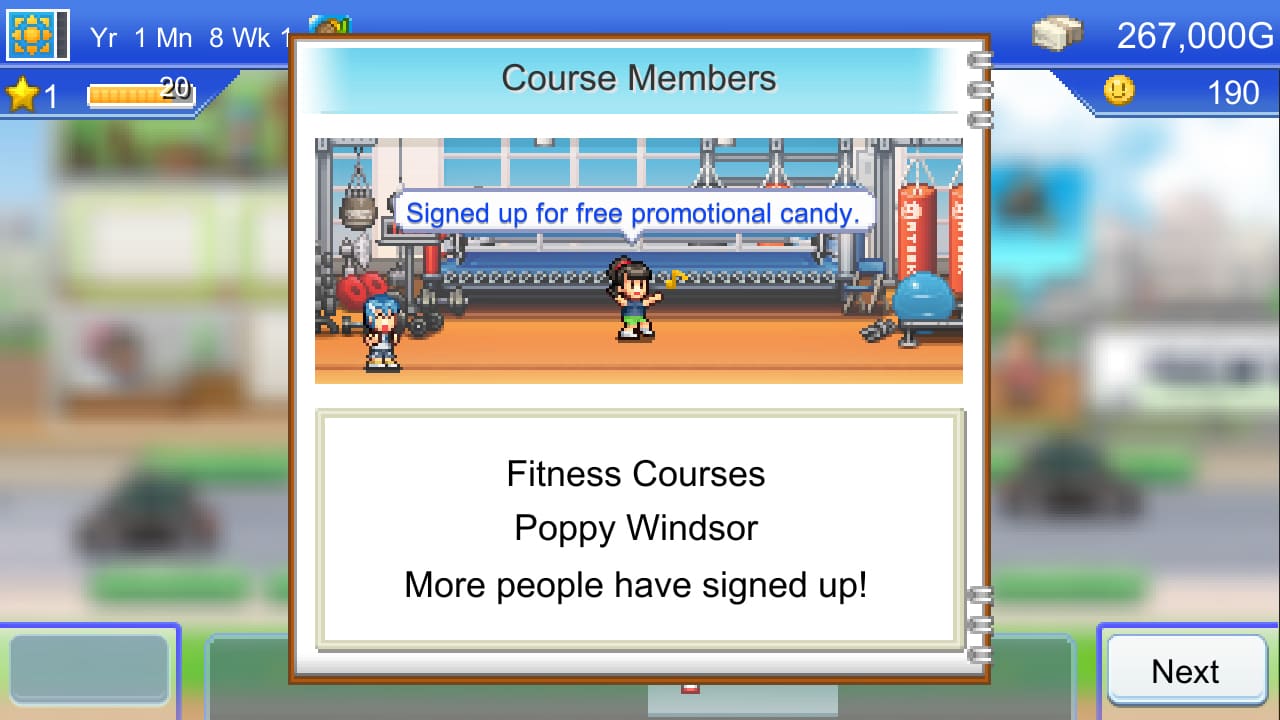 #4. Boxing Gym Story (Nintendo) Podle: Kairosoft