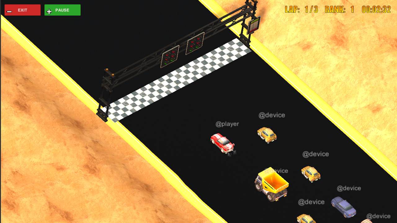 #1. Offroad Mini Racing (Nintendo) Podle: Pix Arts
