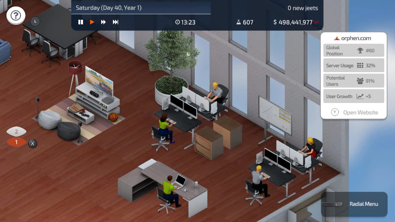 #4. Startup Company Console Edition (Nintendo) 由: 2Awesome Studio