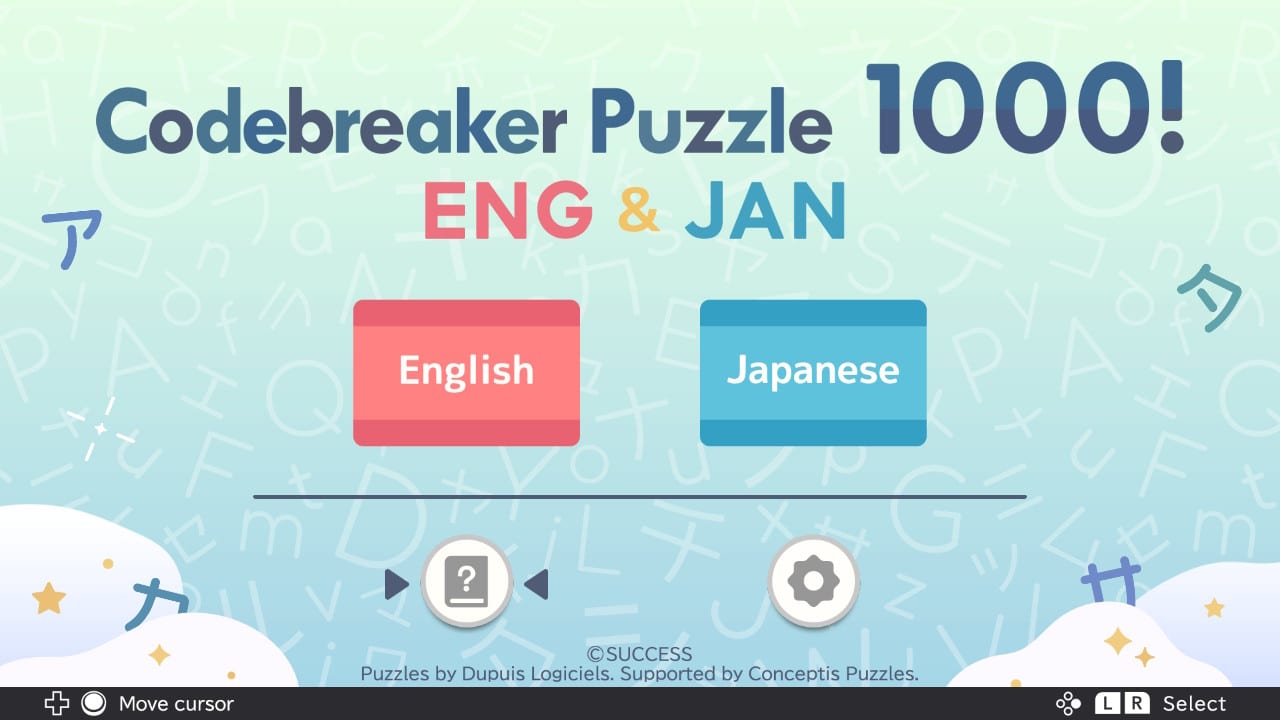 #1. Codebreaker Puzzle 1000! ENG & JAN (Nintendo) โดย: SUCCESS