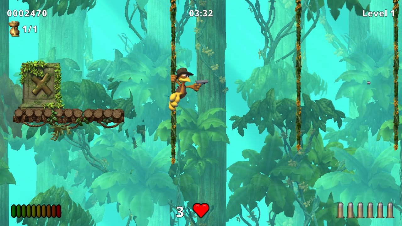 #2. Moorhuhn Jump and Run 'Traps and Treasures' (Nintendo) By: Higgs Games