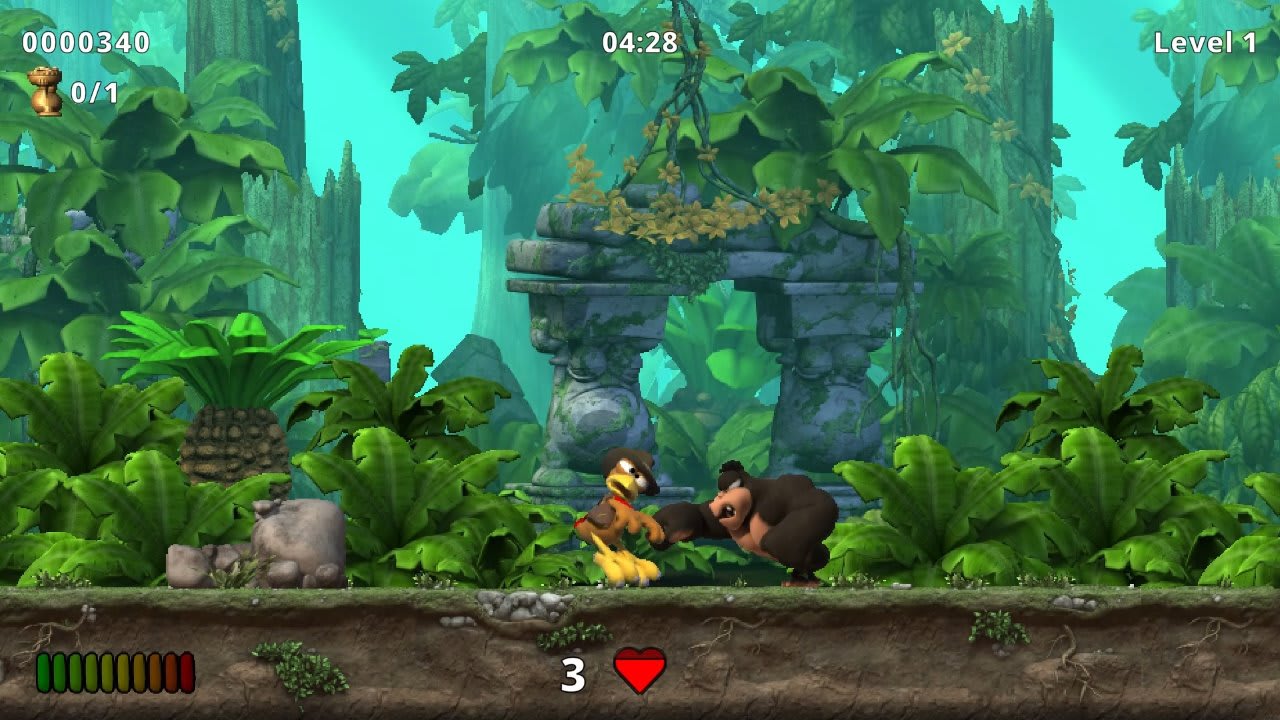 #1. Moorhuhn Jump and Run 'Traps and Treasures' (Nintendo) By: Higgs Games