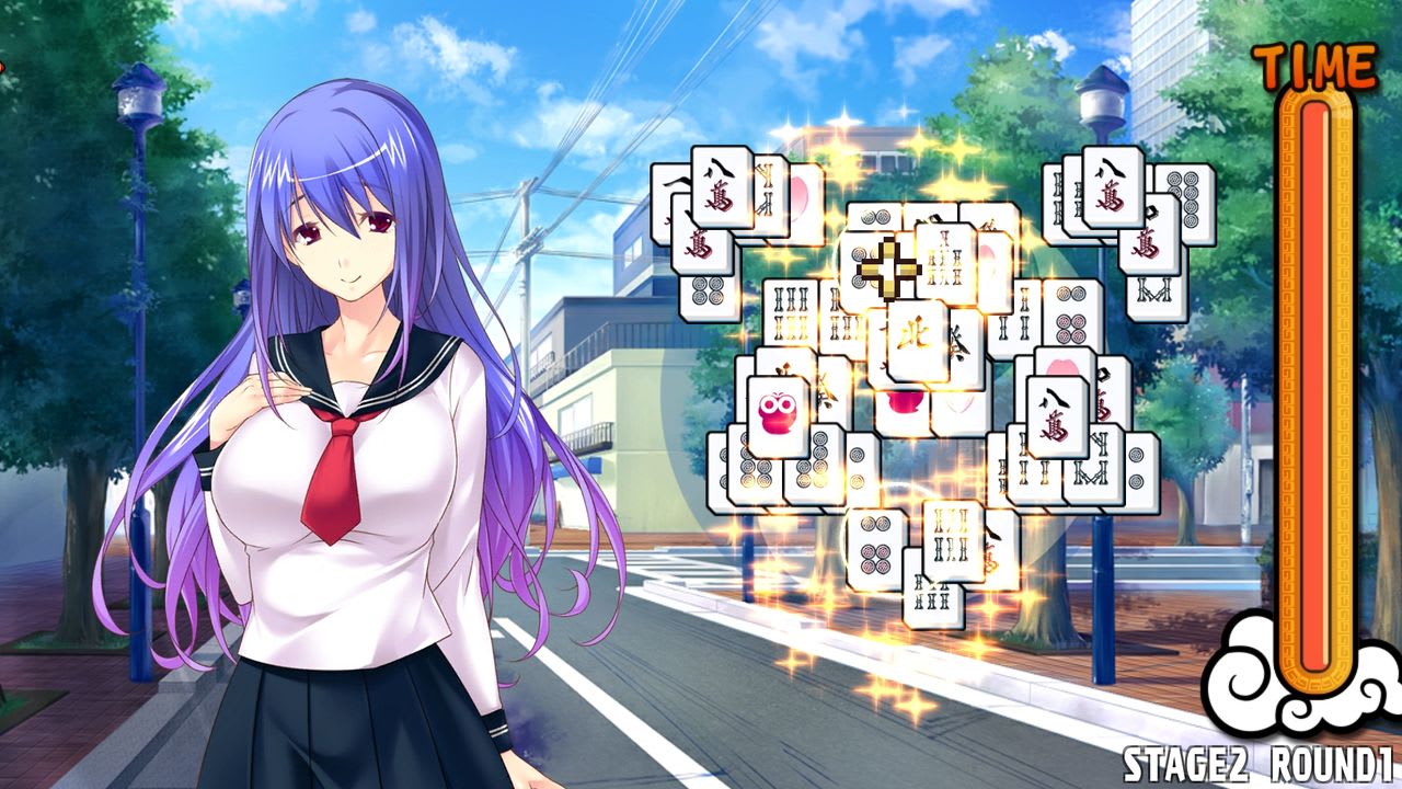 #2. Pretty Girls Mahjong Solitaire - Blue (Nintendo) By: eastasiasoft