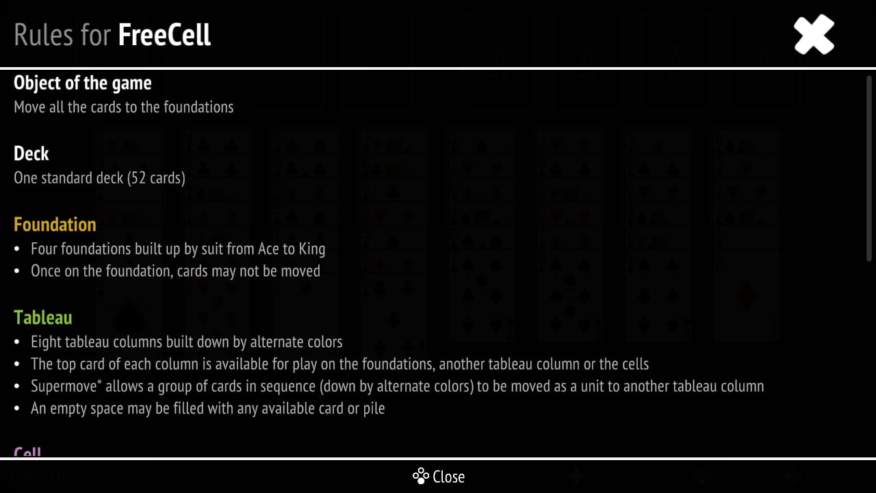 #3. FreeCell Solitaire Collection (Nintendo) By: eSolutions Nordic